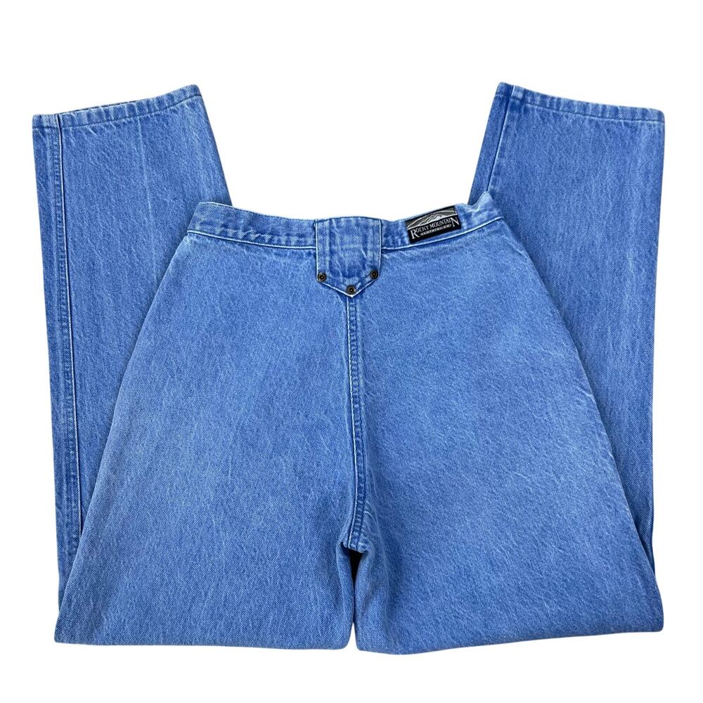 Vintage Rockies Rocky Mountain High-Waisted Bareback Western Denim Jeans (Sz 4)